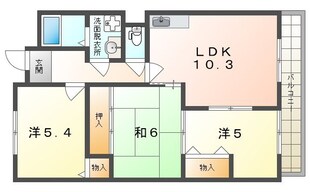 エスペランサ門真南の物件間取画像